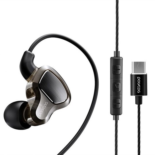 POLVCDG D6T Headset med mikrofon USB Typ-C - Elgiganten