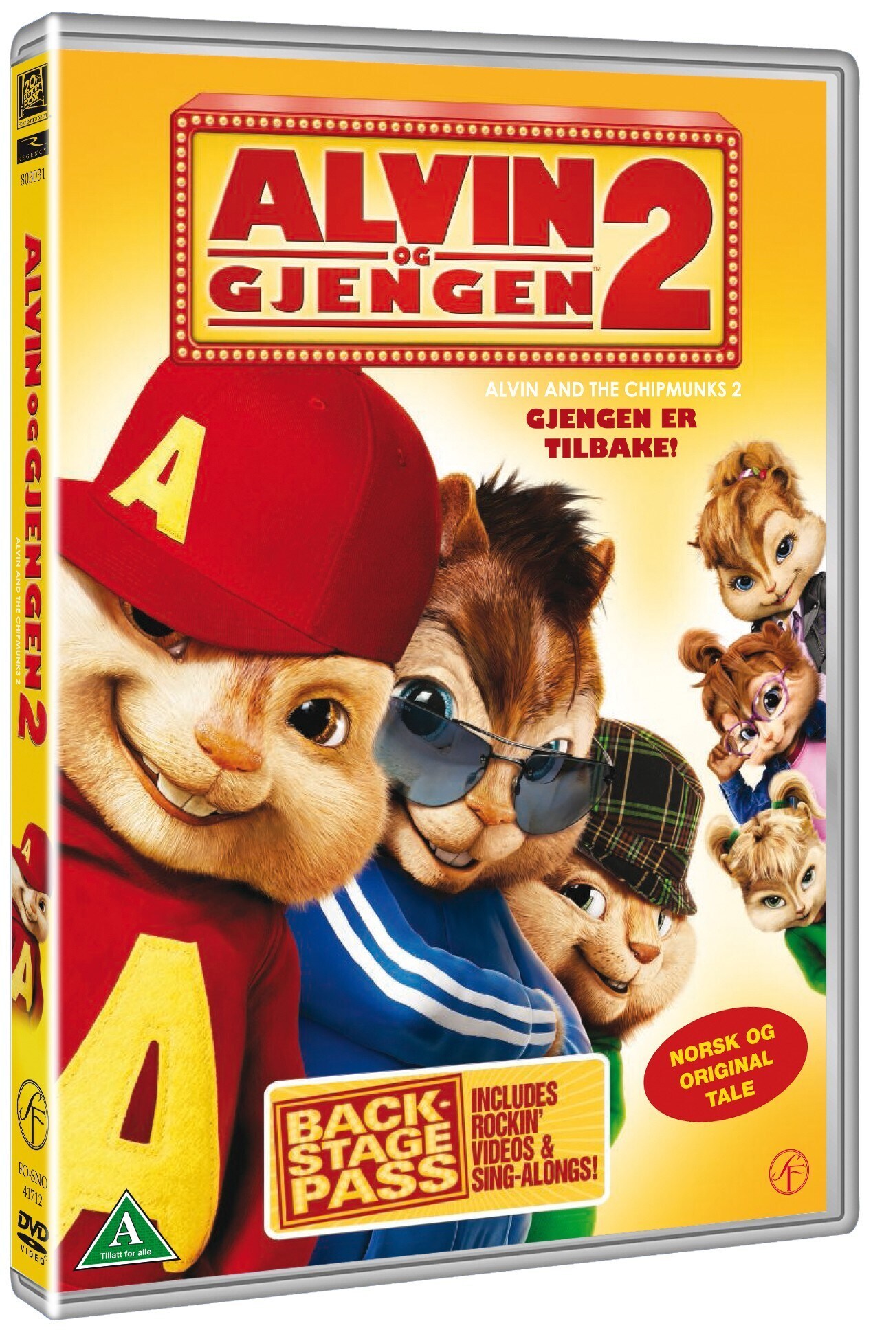Alvin och Gänget 2 (DVD) - Elgiganten
