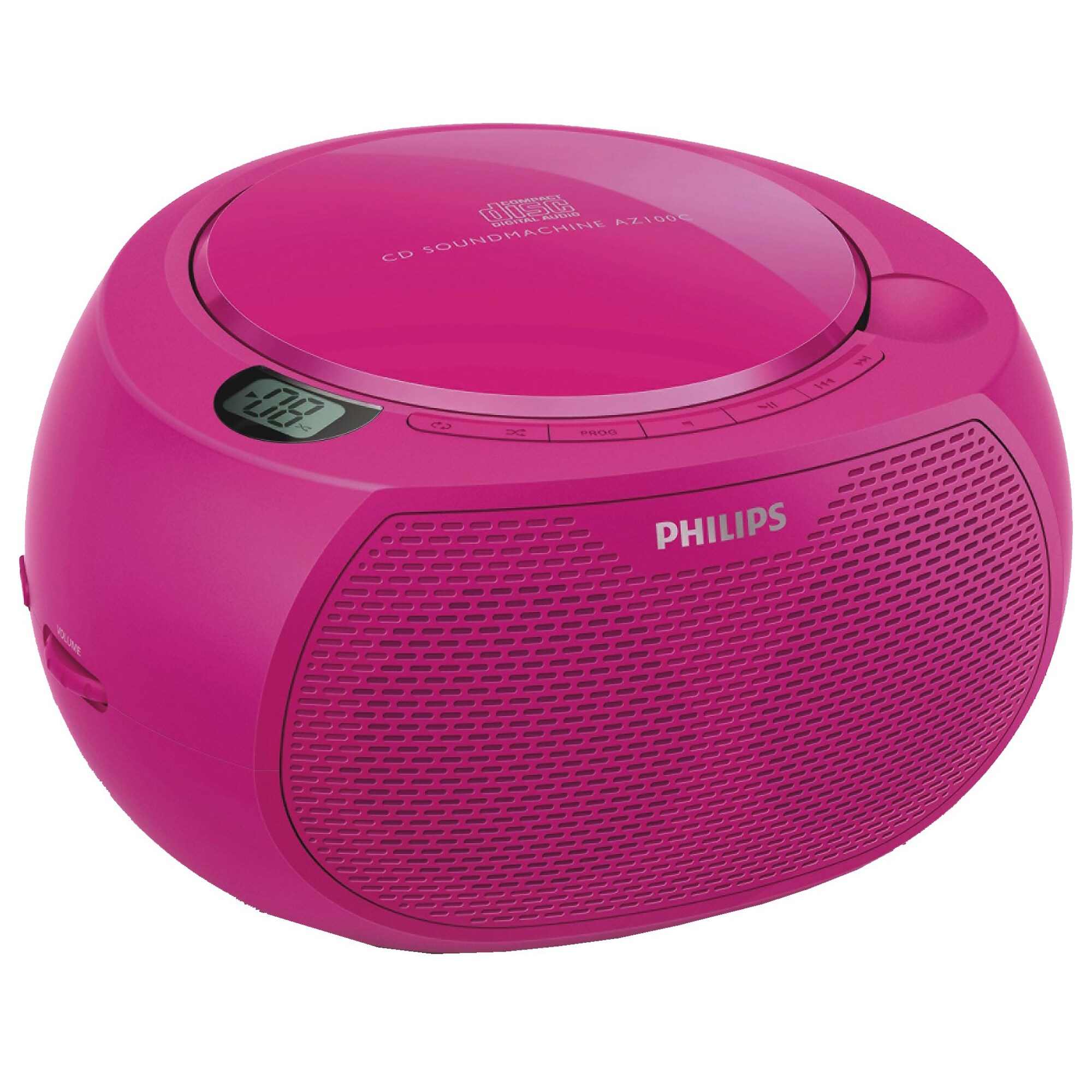 Philips Bärbar CD-spelare AZ100 (rosa) - Elgiganten