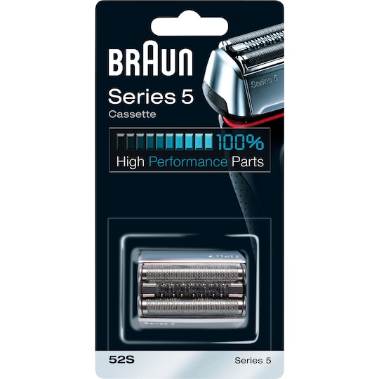 Braun Series 5 skärblad + saxhuvud 52S (silver) - Elgiganten