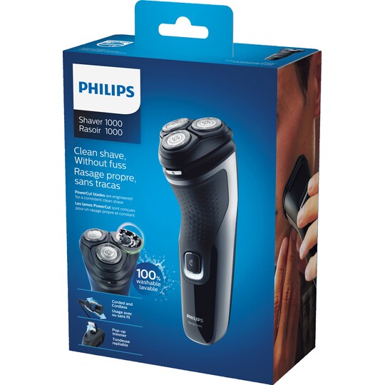 Philips Series 1000 elektrisk rakapparat S133241 - Elgiganten