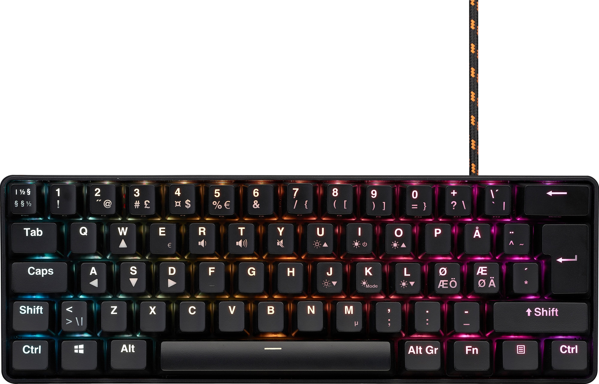 ADX kompakt RGB mekaniskt tangentbord gaming - Elgiganten