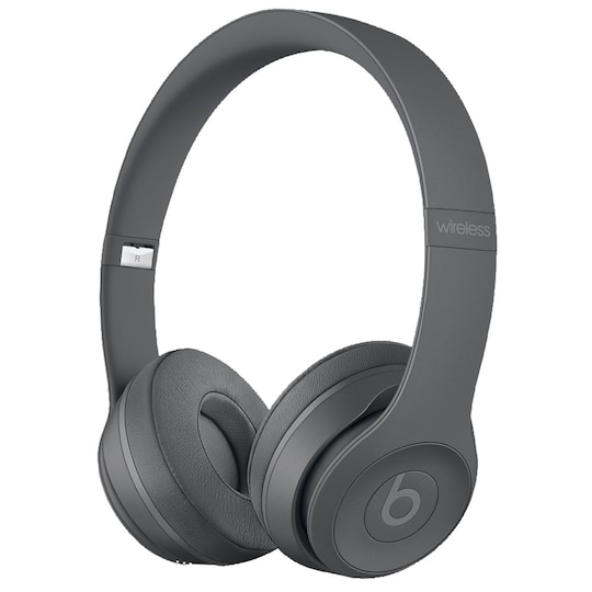 Beats Solo3 Wireless on-ear hörlurar (grå) - Elgiganten