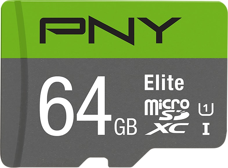 PNY Elite Micro SDXC minneskort 64 GB - Minneskort till kamera ...