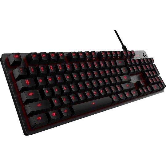 Logitech G413 tangentbord gaming (svart/röd) - Elgiganten