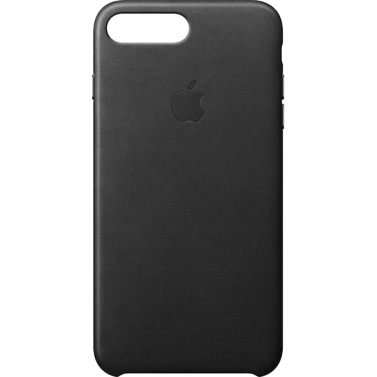 Apple iPhone 7 Plus fodral läder (svart) - Elgiganten