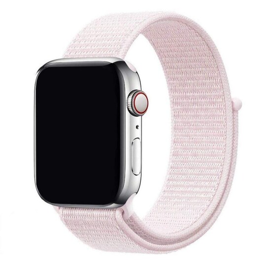 Apple Watch 42mm Nylon Armband - Pearl Pink - Elgiganten
