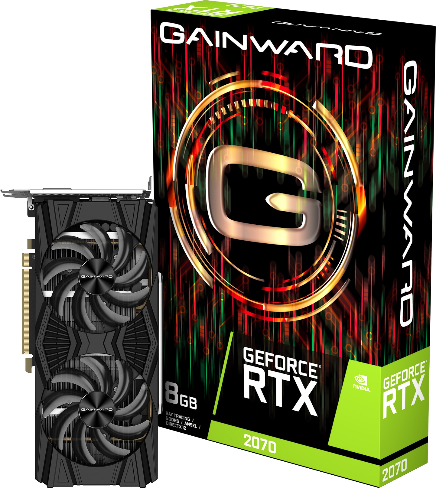 Gainward GeForce RTX 2070 TwinX grafikkort 8G - Elgiganten