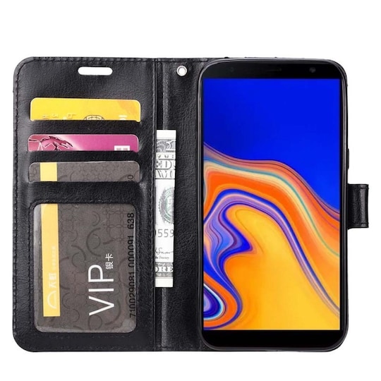 Mobilplånbok 3-kort Samsung Galaxy J4 Plus (SM-J415F) - Svart - Elgiganten