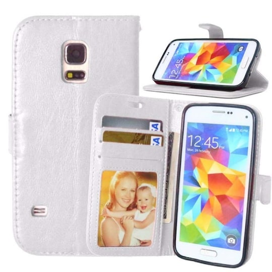 Mobilplånbok 3-kort Samsung Galaxy S5 (SM-G900F) - Vit - Elgiganten