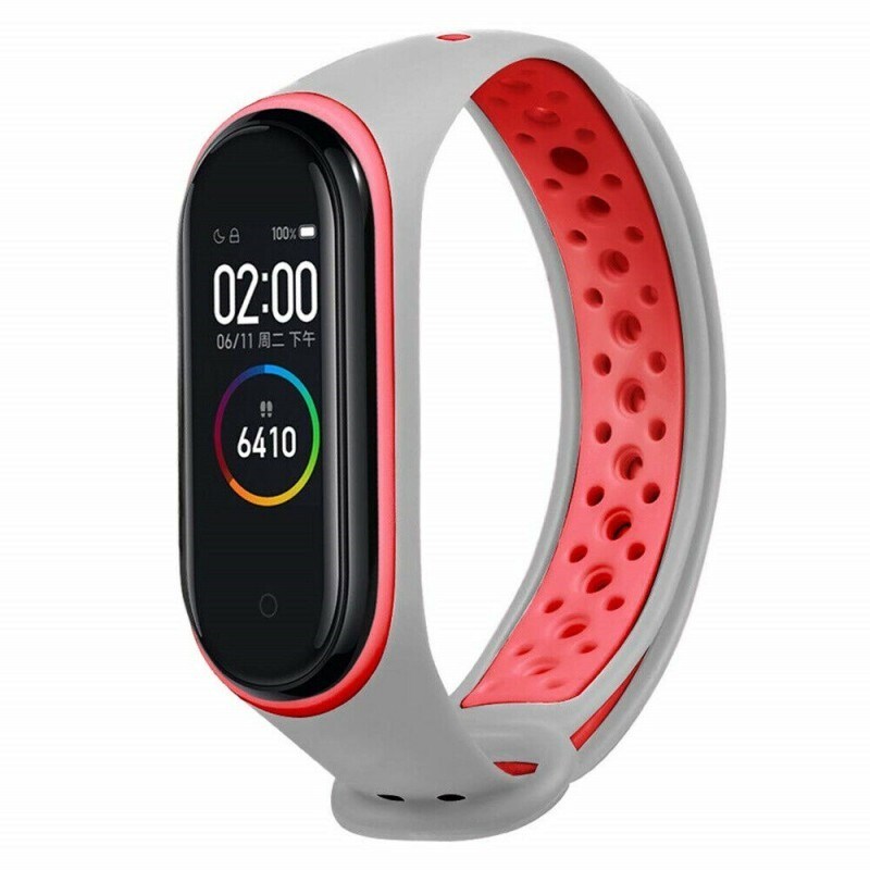 Ebn Armband Xiaomi Mi Band 3 4 Gra Rosa Tillbehor Klockor Och Wearables Elgiganten