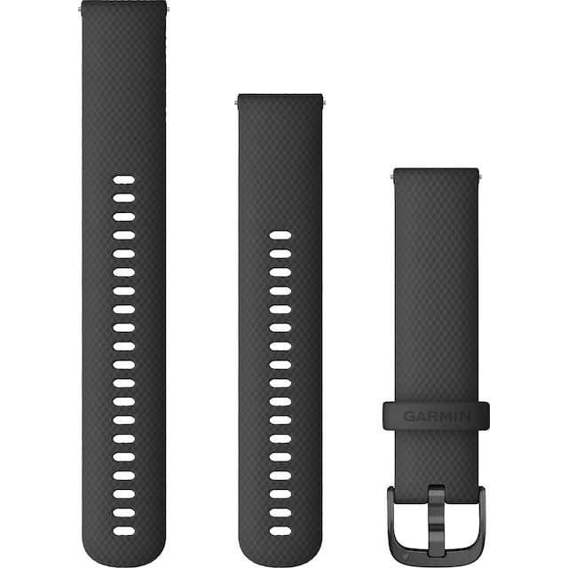 Garmin Quick Release armband 20 mm (svart/grå)