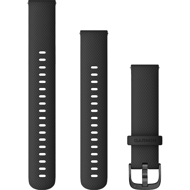 Garmin Quick Release armband 18 mm (svart/grå)