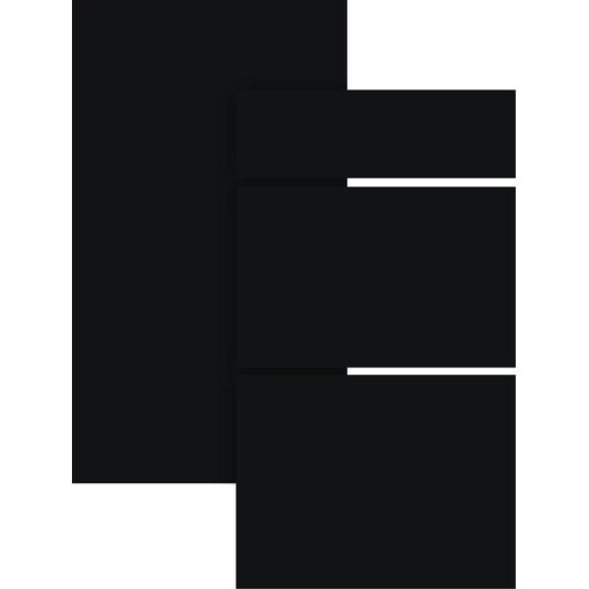 Epoq täcksida för vägghyllor 96 (svart) - Elgiganten