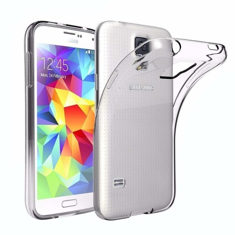 Silikon skal Transparent Samsung Galaxy S5 (SM-G900F) - Elgiganten