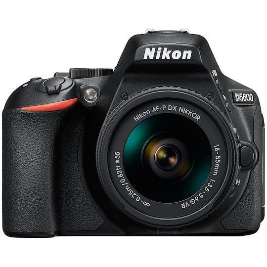 Nikon D5600 Systemkamera +18-55 mm AF-P DX-objektiv - Elgiganten
