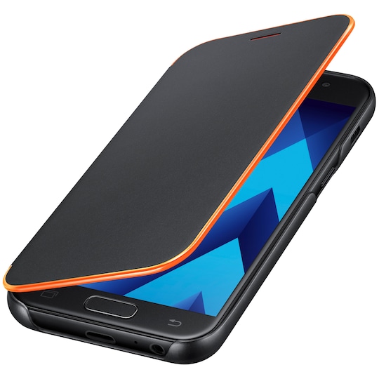 Samsung Galaxy A3 2017 Neon Flip Cover fodral (svart) - Elgiganten