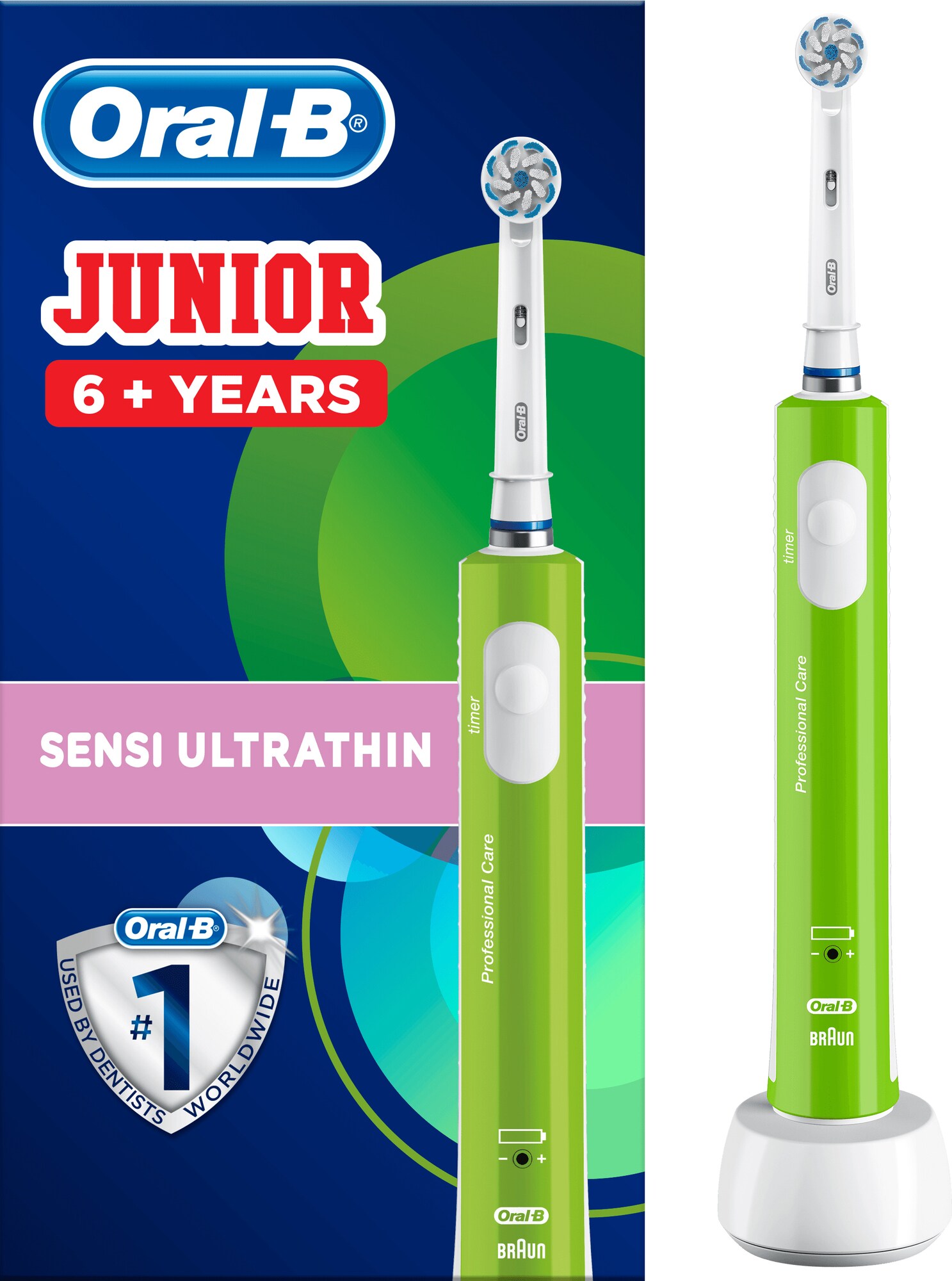 Oral-B Junior eltandborste D16 - Elgiganten