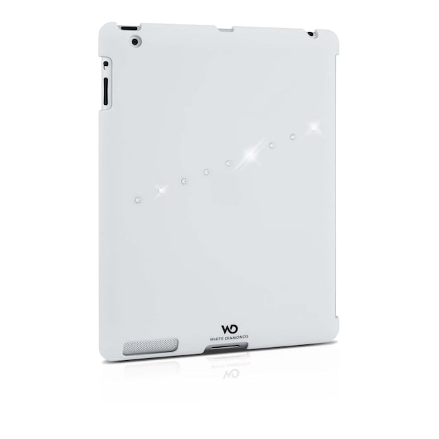 WHITE-DIAMONDS Sash Transp. New iPad 3 Skal