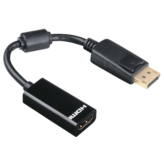 HAMA Adapter DisplayPort-HDMI Hona-Hane Guld Svart - Elgiganten