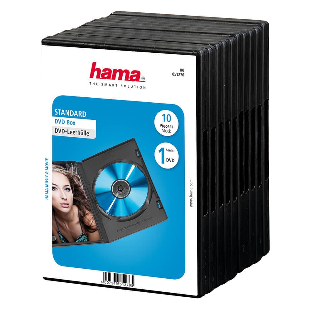 HAMA DVD-Box Svart 10-pack - Elgiganten