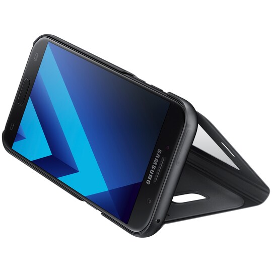 Samsung Galaxy A5 2017 S-View stående fodral (svart) - Elgiganten