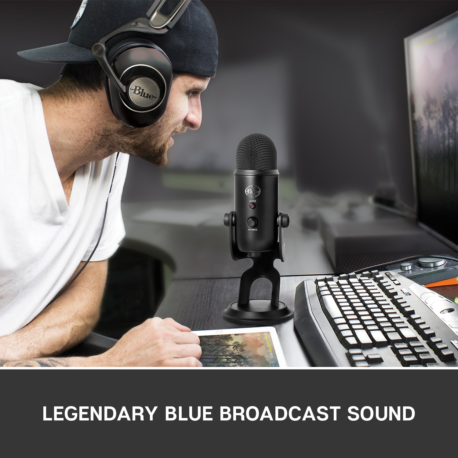 Blue Microphones Yeti USB Mikrofon (svart) - Streaming och inspelning  gaming - Elgiganten