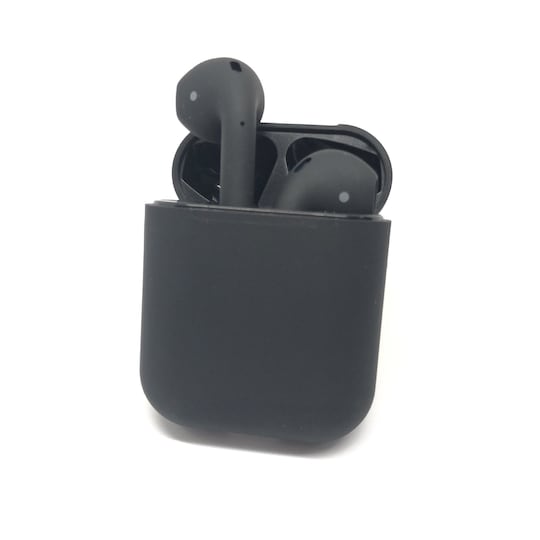 NÖRDIC TWS-i12 in-ear True Wireless earpods hörlurar Bluetooth 5.0 med  mikrofon, kompatibel med Android och iOS, svart - Elgiganten