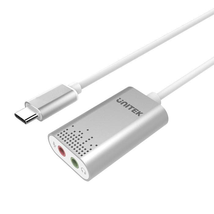 UNITEK Y-248 USB C till Strero adapter med stöd för DAC och ADC utgång för  headset och mikrofon - Elgiganten