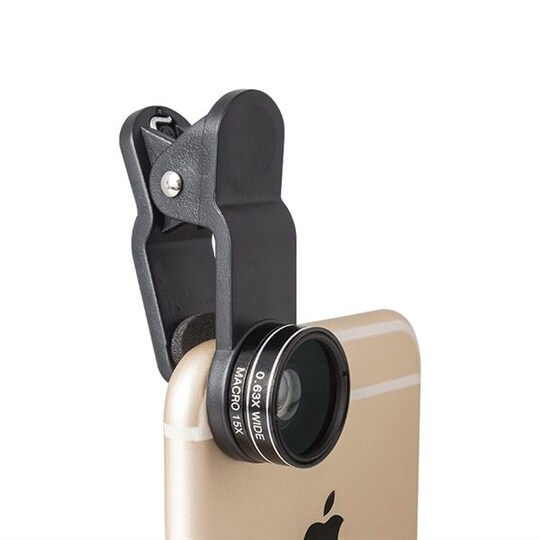 Kameralins / Objektiv 3-Pack för Mobiltelefon - Elgiganten