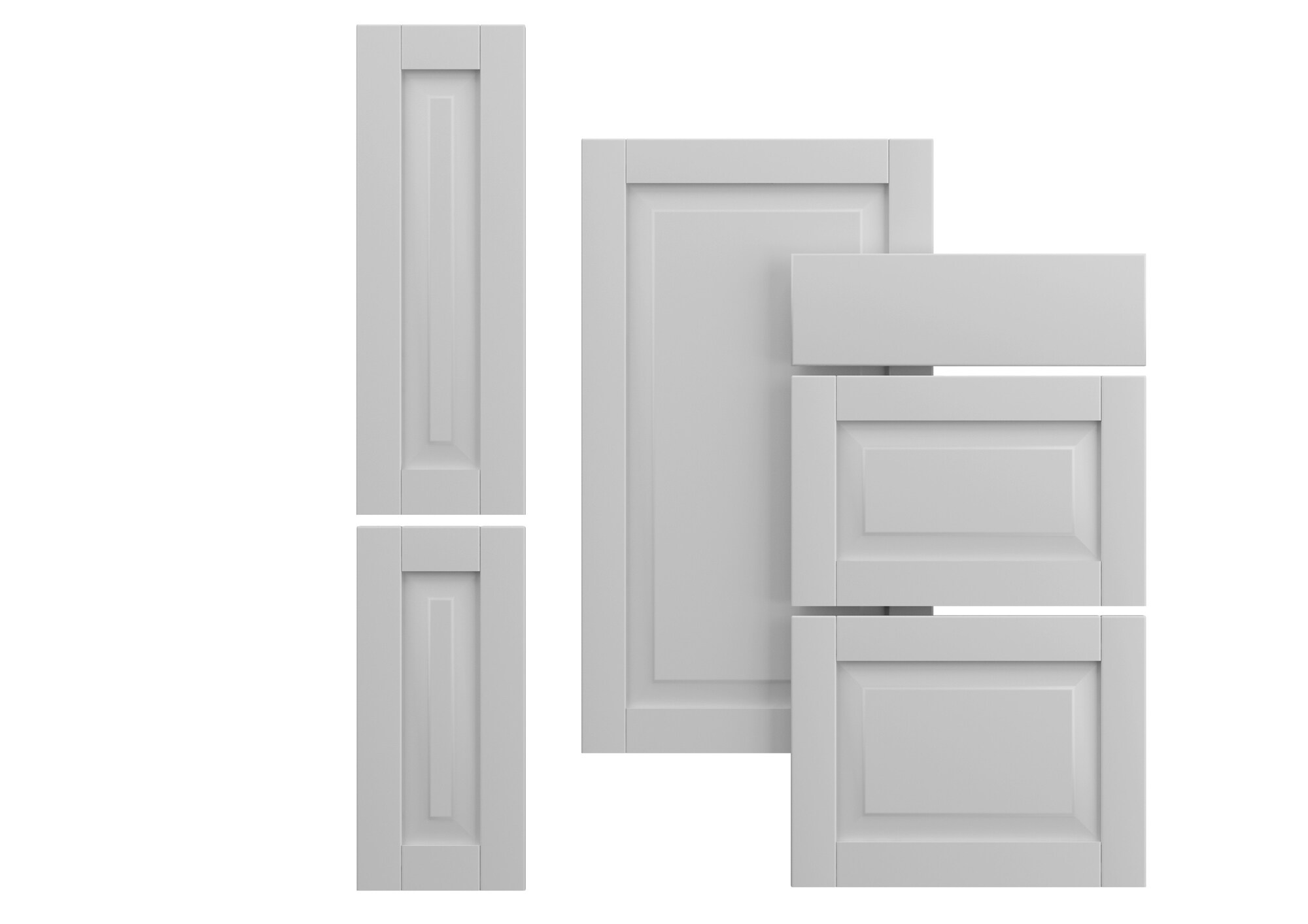 Fasett Grey Dörr 50x70 - Luckor och fronter - Elgiganten