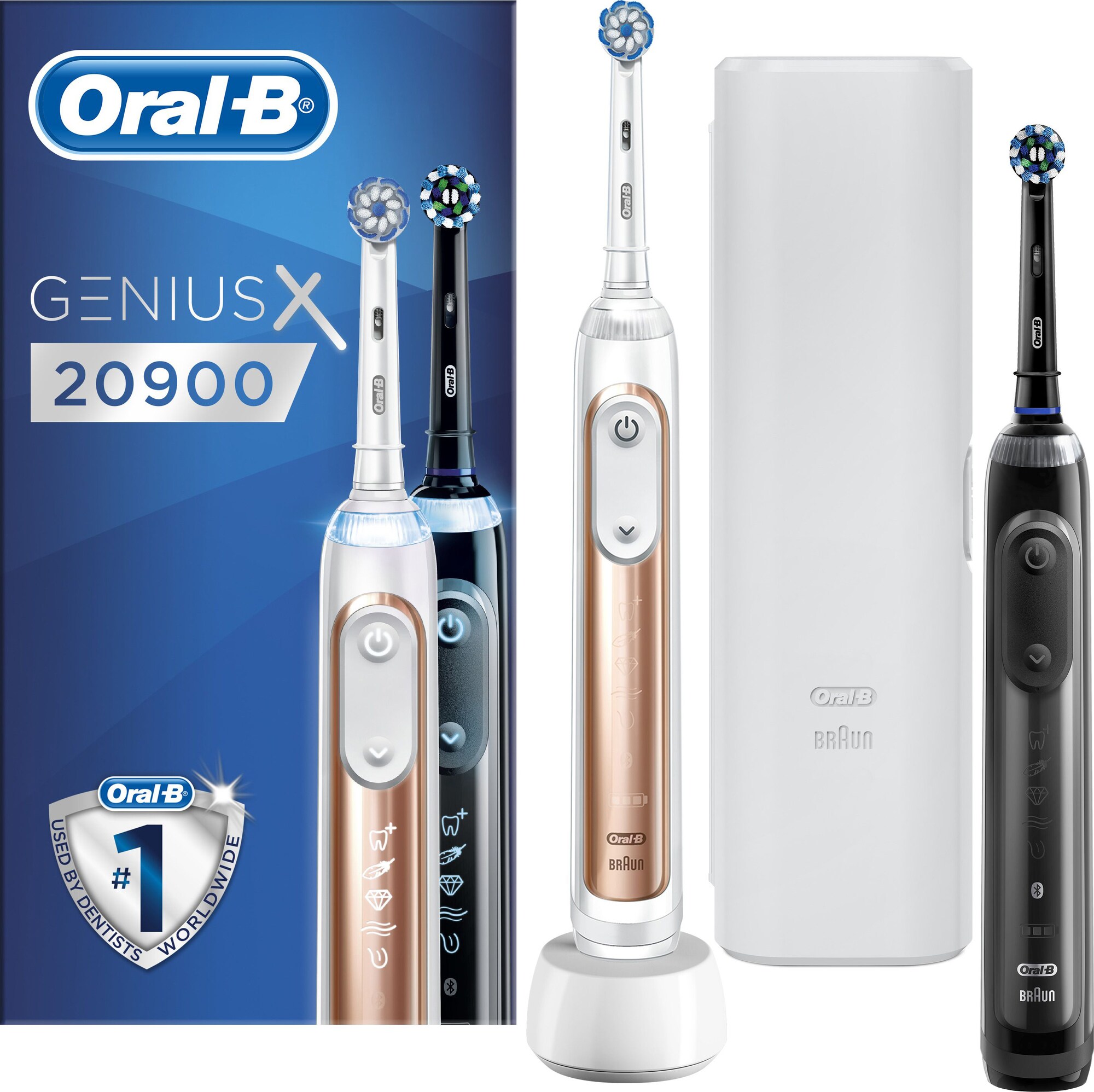 Oral-B Genius X elektrisk tandborste Double Body specialutgåva 20900 -  Elgiganten