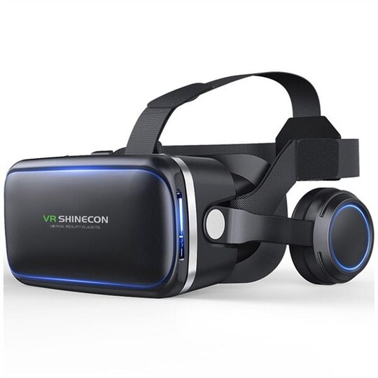 VR Shinecon 6.0 3D Glasögon med inbyggda hörlurar - Elgiganten