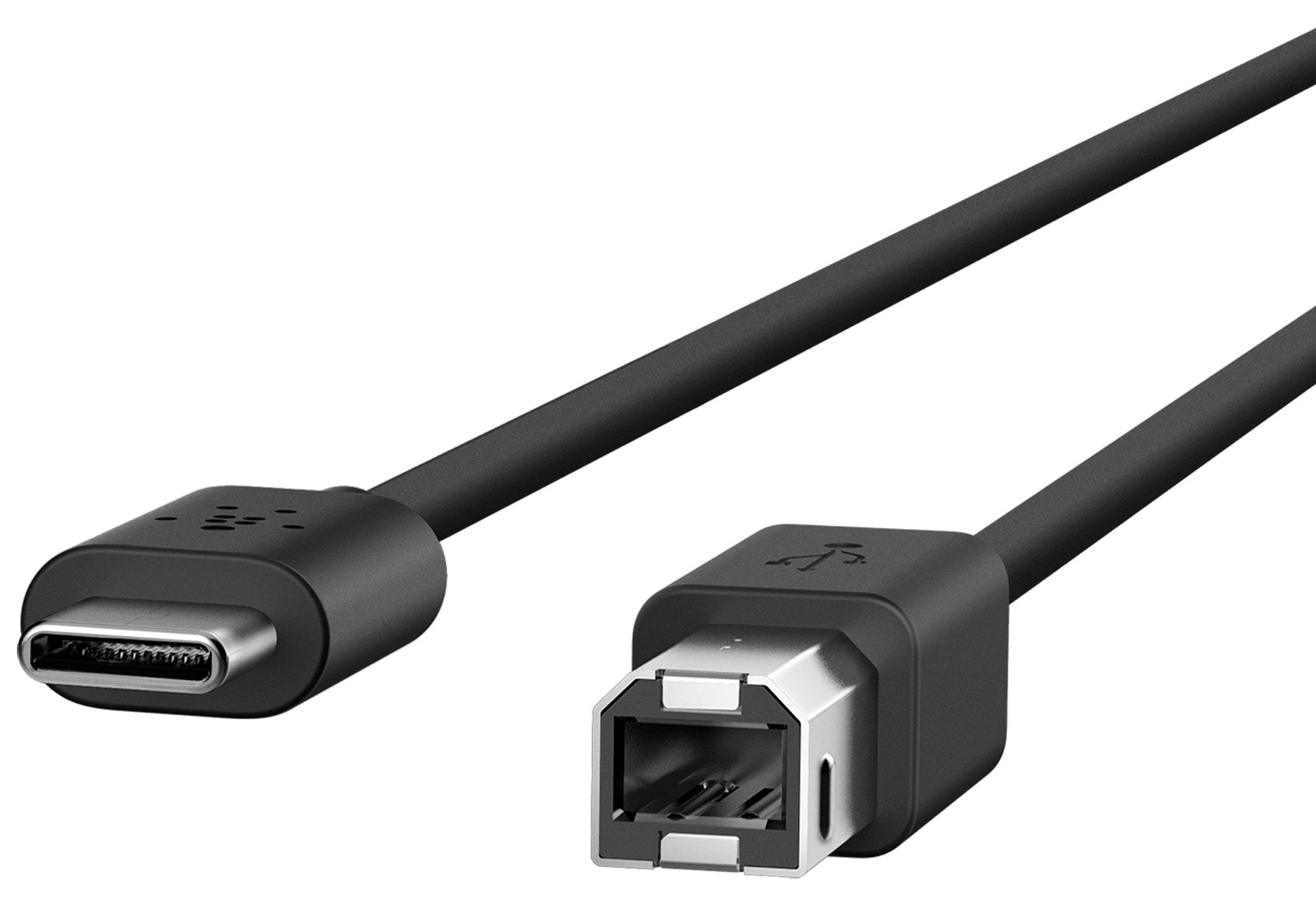 Belkin USB kabel USB-C till USB-B 2 m (svart) - Elgiganten