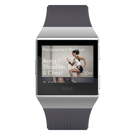 Fitbit Ionic smartwatch (blågrå/vit) - Elgiganten