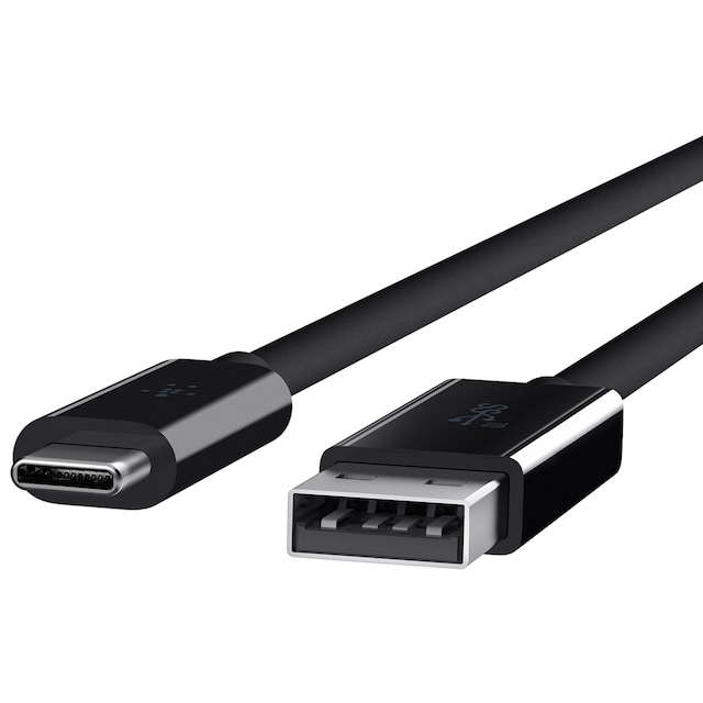 Belkin USB kabel USB-A till USB-C 1 m (svart)
