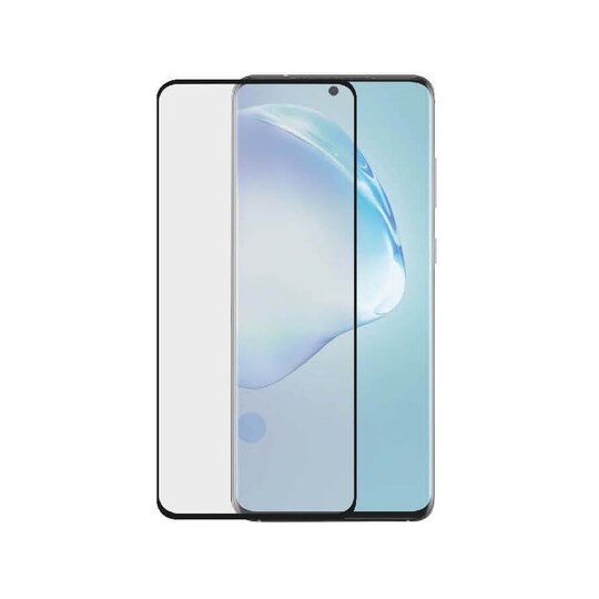 GEAR Härdat Glas 3D Full Cover Black Samsung S20 Ultra - Elgiganten