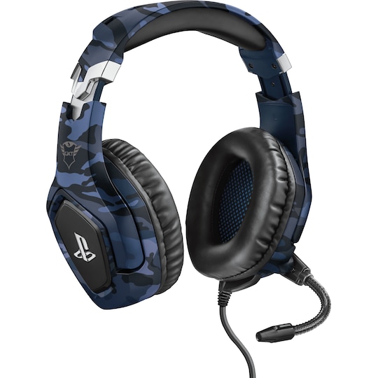Trust GXT 488 Forze-G headset för gaming för PS4 (blå kamouflage) -  Elgiganten