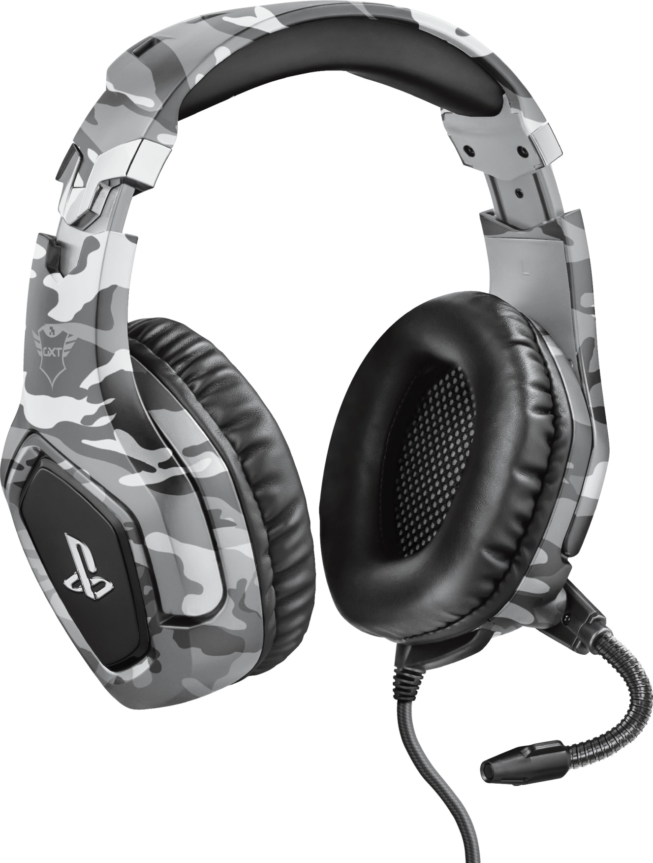 Trust GXT 488 Forze-G headset för gaming för PS4 (grå kamouflage) -  Elgiganten