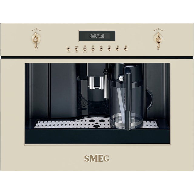 Smeg Serie Colonial Helautomatisk Kaffemaskin CMS8451P