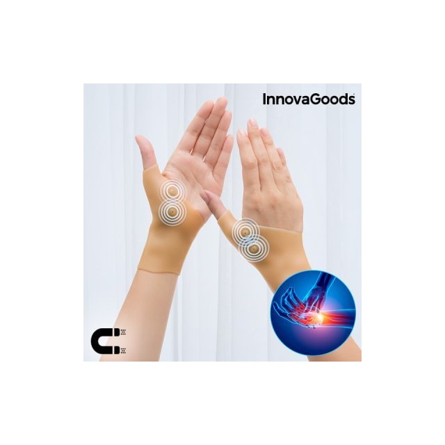 Innovagoods compression wristbands with magnetic points (pack of 2)
