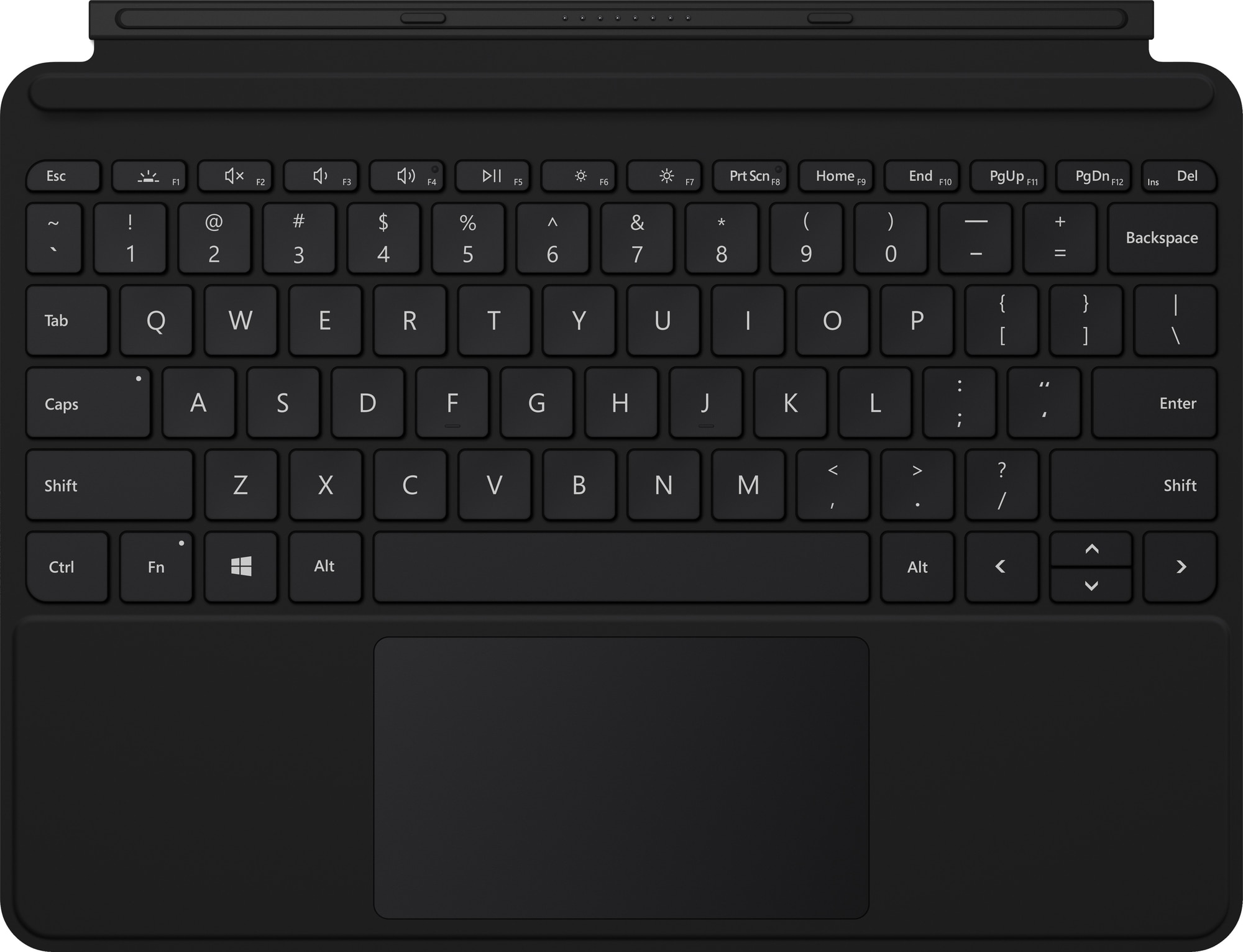 Surface Go 2 Signature Type Cover (matte black) - Elgiganten