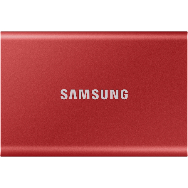 Samsung T7 extern SSD 500 GB (röd)