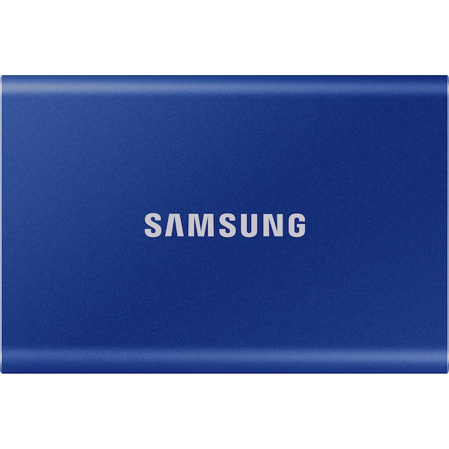 Samsung T7 extern SSD 2 TB (blå)