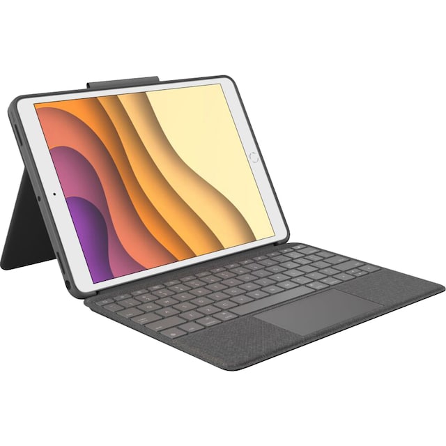 Logitech Slim Combo Touch tangentbordsfodral för iPad 10.2