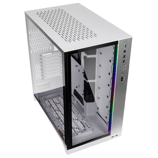 Lian Li O11 Dynamic XL (ROG Certified) Midi-Tower - White - Elgiganten