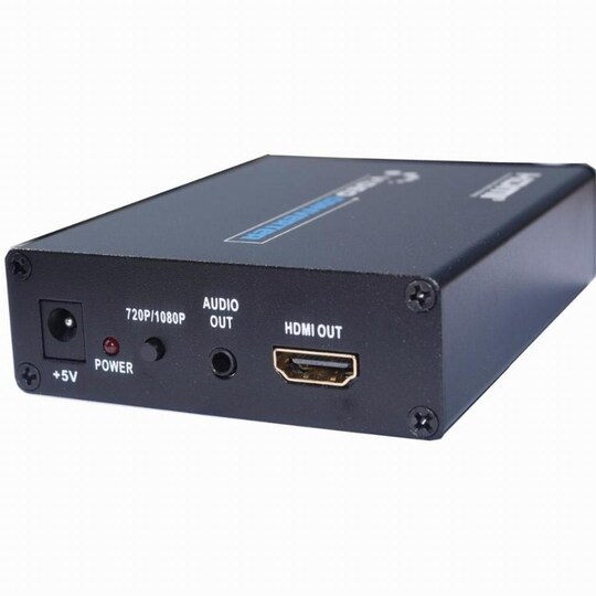 NÖRDIC SCART till HDMI videokonverterare adapter upp till 1080p med 3,5mm  utgång aluminium - Elgiganten