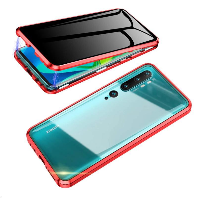 Mobilskal med dubbelsidigt härdat glas för XiaoMi CC9 PRO - Röd - Skal och  Fodral - Elgiganten