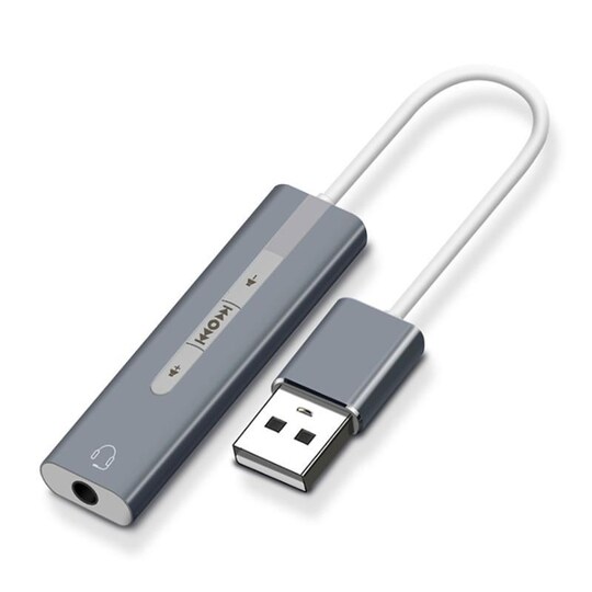 Externt ljudkort USB 2.0 till 3.5 mm adapter - Elgiganten