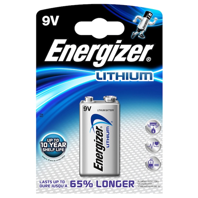 Energizer 9V batteri